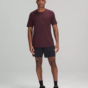 Mens Lululemon  Drysence Burgundy/Purple T- Shirt  Size XXL